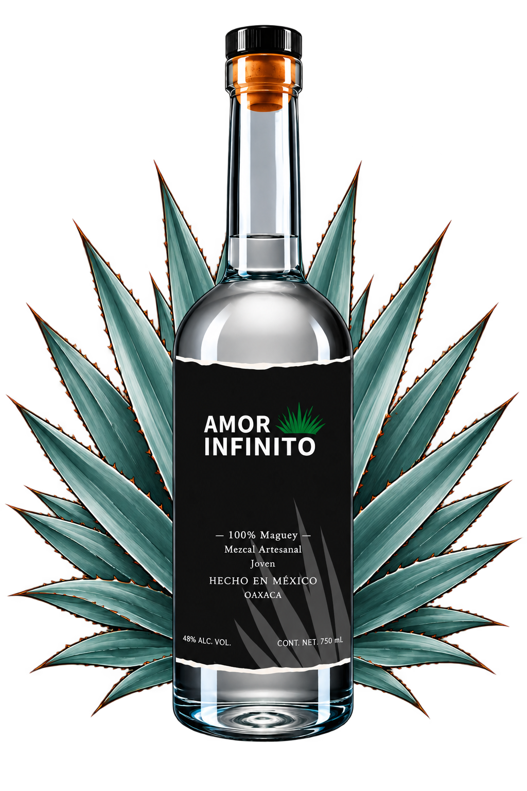 Mezcal Amor Infinito Espadín 750 ml
